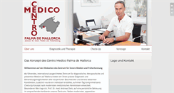 Desktop Screenshot of centromedicopalmademallorca.com